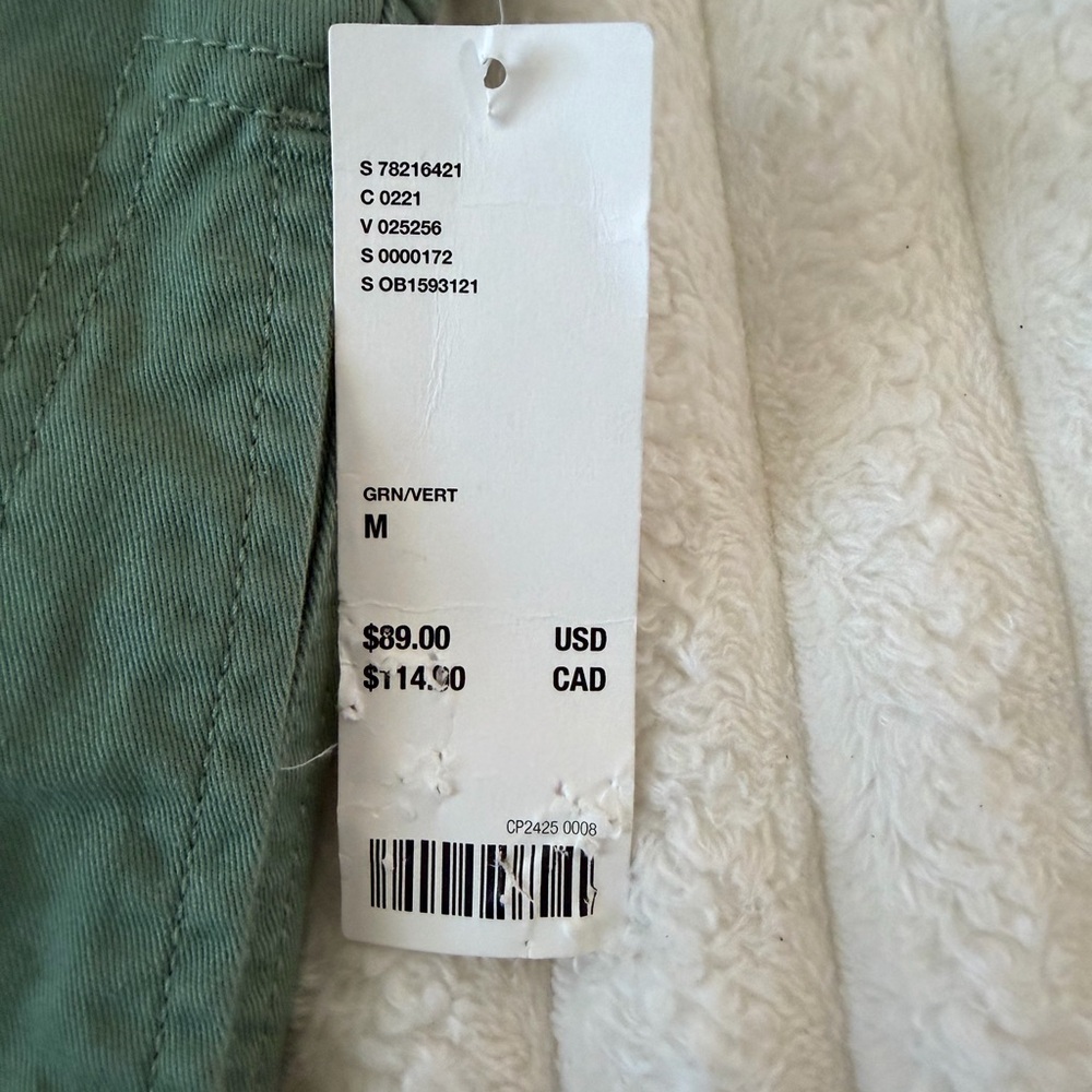 NWT Urban Outfitters Green Cargo Pants - Picture 2 of 11